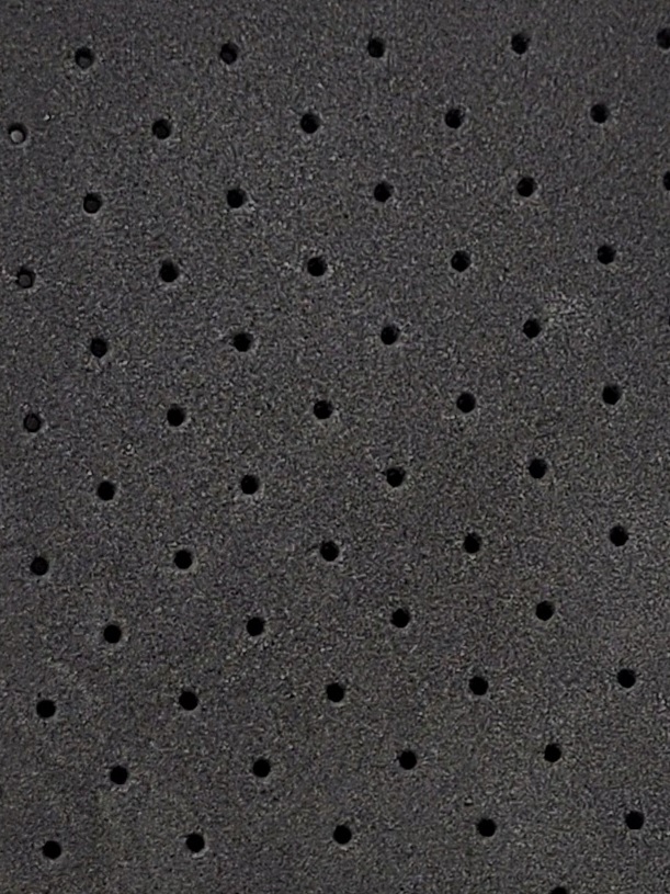 3mm Perforated Black